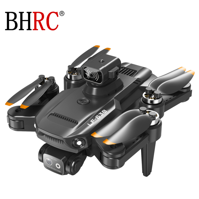 Custom LF638 360 ° Intelligent Obstacle Avoidance Folding Mini 4k hd Drone Brushless Aerial Photography Quadcopter