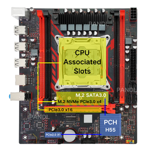 ชุดเมนบอร์ดเดสก์ท็อปขนาดไมโคร ATX 2011 X99 X99-P3ใหม่คุ้มค่ากับ <span class=keywords><strong>Intel</strong></span> Xeon E5เมนบอร์ด DDR3 X99 CPU 2673 V3 - Product Image 4