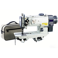 Machine à coudre industrielle à double aiguille de haute qualité, similaire à JUKI, pour la fabrication de produits en cuir, de canapés, de sacs et d'intérieurs de voitures