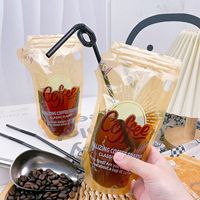 Sachet d'emballage de café personnalisé à huit soudures latérales, qualité alimentaire, thermoscellable, en feuille d'aluminium, refermable avec fermeture éclair et valve, pour grains de café moulu