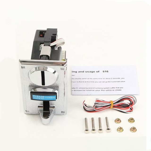 Wholesale Price Custom Coin Selector Washing Vending Machine Multi Coin Acceptor 6 Different Coins for Sale