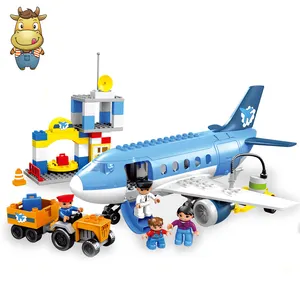 Fabriek Directe Verkoop Luchtvaart Airliner Model Speelgoed Set Montage Plastic Bouwstenen Voor Kinderen Speelgoed