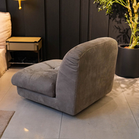 Ensembles de canapés de luxe italiens, canapé d'angle modulaire en velours pour salon, collection de canapés de luxe