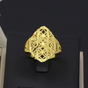 Anillo de Boda de Oro de 24K Chapado en Oro, Diseño de Joyería, Venta al por Mayor, Anillo de Boda de Oro para Hombre y Mujer - Product Image 3