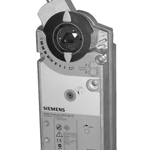 siemens GCA161.1E An electric wind valve actuator with a switch, three-point floating point control, or regulatory control