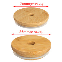Bouchon de bouteille en silicone pour boisson, avec trou pour couvercle en bambou facile à ouvrir, pour un scellage sécurisé, best-seller transfrontalier