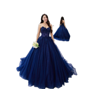 Buy Plain Blue Dress Cheap Beaded and Sequins Lace | Alibaba.com