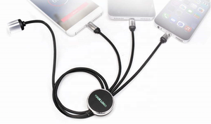 Câble de recharge 3 en 1 avec logo personnalisé, pour cadeaux d'affaires - Product Image 5