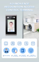 Terminal Inteligente de Asistencia y Control de Acceso por Reconocimiento Facial con WiFi, RFID, Pantalla de 4.3 Pulgadas, API HTTP y Software Gratuito