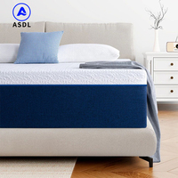 Matelas à ressorts King Size pour un sommeil réparateur, matelas double compressé, orthopédique, en latex naturel et mousse à mémoire de forme