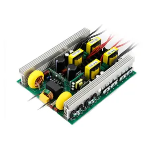 2000W OFF רשת DC 12V 24V ל-AC 110V 220V טהור גל סינוס לוח PCB ממיר מתח למערכת אחסון אנרגיה