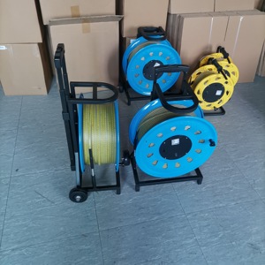 600m forage forages niveau d'eau mètre acier bobine bleu avec roues piézomètre dip mètre - Product Image 5