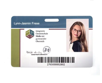 2024 Popular Logo RFID Tarjeta holográfica de PVC NFC 13,56 MHz IC Smart Business Control de acceso para estudiantes Hecho en fábrica