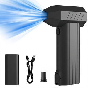 Souffleur de feuilles industriel mini sans fil, souffleur de neige automobile 4000mAh 250mph, turbo puissant / élimination efficace de la poussière, diverses applications - Product Image 1