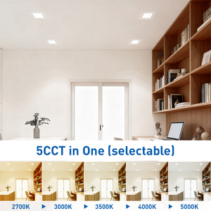 ETL được liệt kê 5cct có thể điều chỉnh 1700lm tiết kiệm năng lượng Dimmable <span class=keywords><strong>20</strong></span> <span class=keywords><strong>watt</strong></span> hoán đổi cho nhau vuông TRIM <span class=keywords><strong>LED</strong></span> mô-đun <span class=keywords><strong>Downlight</strong></span> - Product Image 5