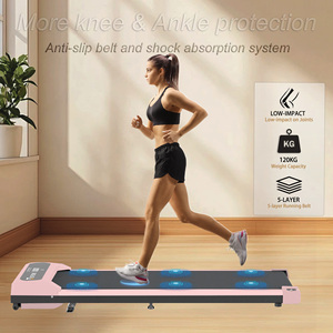 Tapis Roulant Elettrico Compatto per Casa con Scrivania Portatile e Schermo LED, Motore da 1HP per Camminata ed Esercizio - Product Image 4