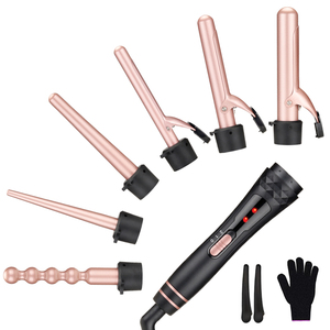 Fer à friser triple baril OEM avec pinces, fer à friser à 5 barils, ondulateur triple baril 28 mm - Product Image 6