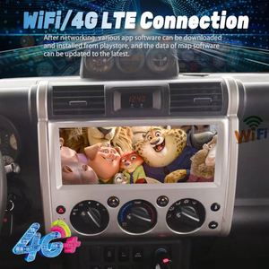 Android 13 Car Radio Stereo Carplay for Toyota FJ Cruiser 2006-2022 GPS Navigation Multimedia Video <b>Player</b> 1920*720 QLED Screen - Product Image 6