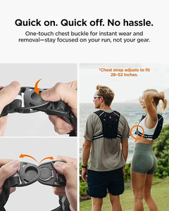 यूनिसेक्स रनिंग वेस्ट लाइट रिलेक्टिव रन बनियान, फोन पॉकेट कुंजी क्लिप और समायोज्य फिट - Product Image 5