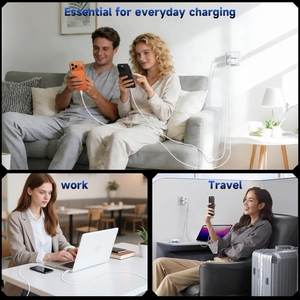 อะแดปเตอร์ชาร์จเร็ว USB-C 20W PD สำหรับ <span class=keywords><strong>iPhone</strong></span> 16 15 <span class=keywords><strong>14</strong></span> 13 12 11 <span class=keywords><strong>Pro</strong></span> <span class=keywords><strong>Max</strong></span>/สำหรับ MacBook Air/สำหรับ iPad <span class=keywords><strong>Pro</strong></span> สาย Type C - Product Image 4