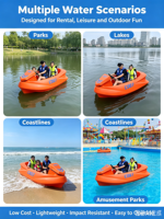 Kart aquatique F1 à deux places, bateau à jet, accélérateur à pédale, club de sports nautiques, resort lacustre, approvisionnement direct CE