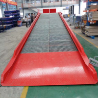 Rampe de levage mobile hydraulique en acier au carbone KONTY pour le chargement de conteneurs, utilisation en quai de voiture/camion et en usine de fabrication