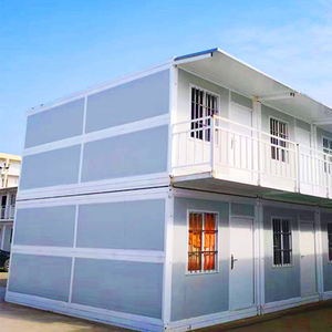 Villa préfabriquée deux étages 2 étages conteneur petite <span class=keywords><strong>maison</strong></span> préfabriquée deux étages 3 2 pièces 150m b pour chantier - Product Image 1