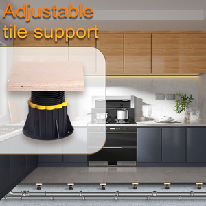 Système de support de dalles de terrasse extérieures en plastique moderne Sunsbuild avec support réglable en hauteur pour cuisine et revêtement de sol en dalles composites - Product Image 5