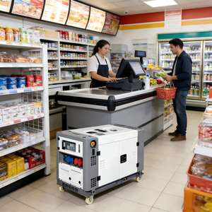 Geradores Silenciosos a Diesel 3KW/4KW/5KW; Geradores Pequenos; Portáteis, Motor Personalizável - Product Image 3