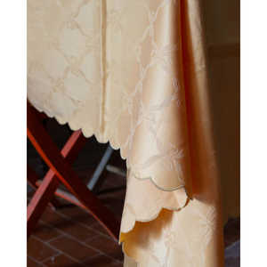 Nappe ethnique en jacquard de couleur saumon avec nœuds, rectangulaire, carrée, en tissu PVC imprimé, pour la maison, les fêtes, de marque pour les hôtels - Product Image 5