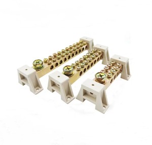 Un sur plusieurs Bornier à courant élevé XP0918A-10P Bornier à vis à double rangée Bornier <span class=keywords><strong>de</strong></span> <span class=keywords><strong>terre</strong></span> en laiton - Product Image 2