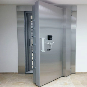 Puerta <span class=keywords><strong>de</strong></span> Bóveda Inteligente a Medida, Mecánica, Antirrobo, Reforzada con Acero Inoxidable, Resistente al Fuego, para <span class=keywords><strong>Bancos</strong></span> - Product Image 1