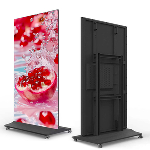 85 inch Ultra Slim LCD quảng cáo kiosk với màn hình cảm ứng <span class=keywords><strong>Floorstanding</strong></span> hiển thị cho các cửa hàng bán lẻ trung tâm mua sắm tàu điện ngầm - Product Image 6
