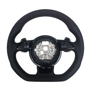 Volante Deportivo de Cuero Perforado y Alcántara para Audi A4 A4L A5 A6 A7 B8, Últimos Modelos - Product Image 1