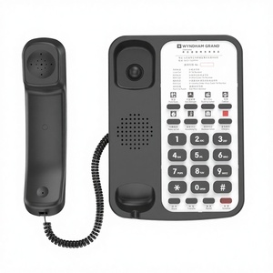 Système téléphonique professionnel Sachikoo PBX Nouveau style Téléphone de chambre pour hôtels Téléphones filaires avec impression de LOGO personnalisée - Product Image 1