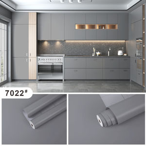 Papier peint de couleur unie Autocollants de revêtements de meubles faciles à coller Papier de contact à surface lisse imperméable à peler et à coller - Product Image 5