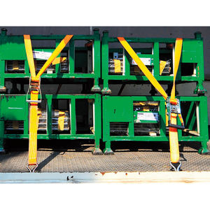 Sangle d'arrimage en polyester de 9m avec tendeur et crochets latéraux, 2500 daN - Product Image 4