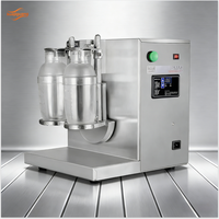 Nouvelle machine à secouer électrique à double tête en acier inoxydable avec minuterie pour Boba et Bubble Tea, capacité de 350 à 750 ml
