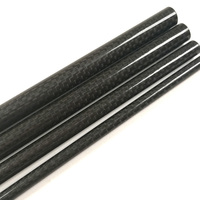 Batang Serat Karbon Padat 1mm 2mm 3mm 4mm 5mm Batang Karbon Pultrusi