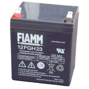 Batería recargable de plomo-ácido Fiamm 12Fgh23 12V 5Ah para uso en espera - Product Image 1