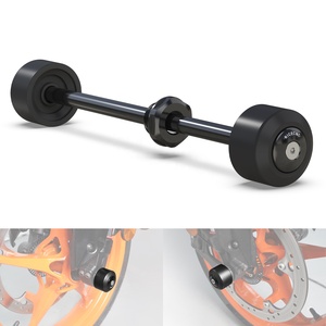NICECNC Protezione Anteriore per Asse, Slider Antiurto per <span class=keywords><strong>KTM</strong></span> <span class=keywords><strong>250</strong></span> 390 Duke 2024-2025, 390 Adventure <span class=keywords><strong>R</strong></span> X, 390 Enduro <span class=keywords><strong>R</strong></span> 2025 - Product Image 1