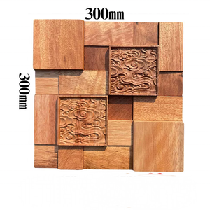 <span class=keywords><strong>Bois</strong></span> sculpté Mural Tangwood <span class=keywords><strong>bois</strong></span> massif mosaïque TV fond mur en <span class=keywords><strong>bois</strong></span> naturel bloc carré décoratif mur matériel lambris - Product Image 2