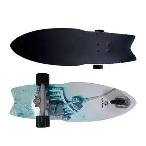 사용자 정의 물고기 Cruser 스케이트 보드 프로 완료 서핑 전기 스케이트 보드 오프로드