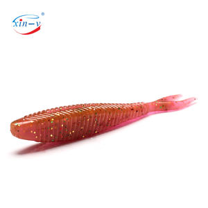 60mm 1.5g Banshee SHAD60 Tackle Leurres en plastique souple Predator Shad Stinger Pike Hook Jig-Head Worm Double-Tail-Buzz Leurres souples - Product Image 6