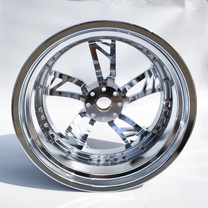 PCD 4x100 4x114.3 Water <strong>Chrome</strong> Forged <strong>Alloy</strong> Rim <strong>Wheels</strong> 2 Prices Forged <strong>Wheels</strong> - Product Image 4