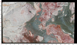 Tấm đá cẩm thạch màu hồng xanh lá cây vân Centurymosaic New Tinta Art, bề mặt bóng, màu hồng bốn mùa, dùng cho mặt bếp, biệt thự, tường nhà tắm - Product Image 5