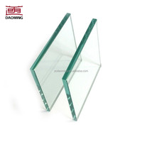 Panneaux de verre trempé renforcé de 6 mm et 10 mm d'épaisseur, garde-corps extérieur, balustrade de balcon, barrière de sécurité pour escalier, toit, couleur personnalisée