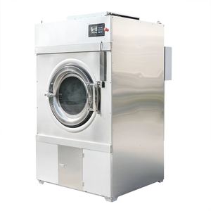 Machine de séchage industrielle entièrement automatique en acier inoxydable, équipement de blanchisserie commercial pour le séchage des vêtements humides, électrique - Product Image 3