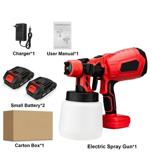 <span class=keywords><strong>Pistolet</strong></span> de peinture électrique JimBon 600W 700W à aspiration par gravité avec godet de 1200ML pour véhicules, voitures, bois et clôtures 650 800W - Product Image 6