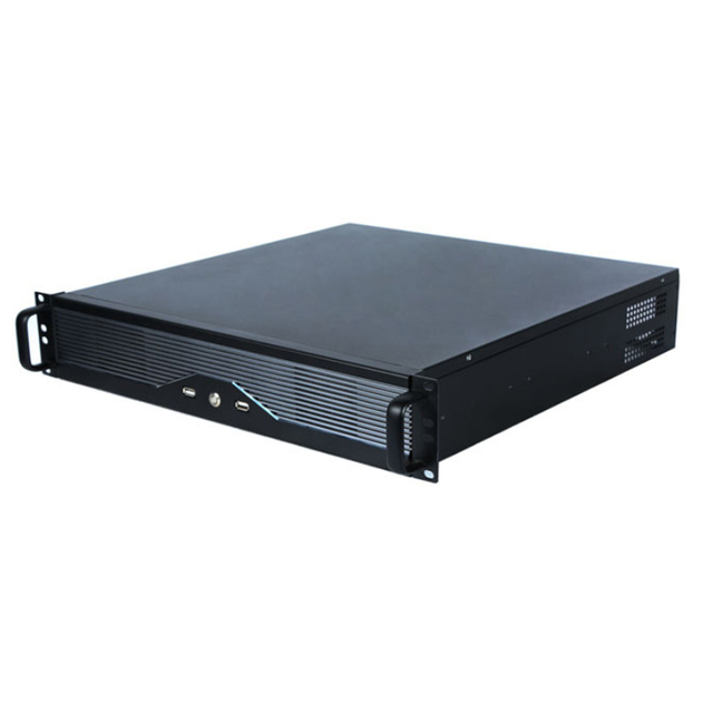 Industrial PC Case Customized Production and Processing 19-inch Rack-mounted case - Powder-coated Sheet Metal 2U case